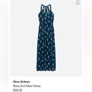 Nine Britton - Perfect Rosa Knit Maxi Dress